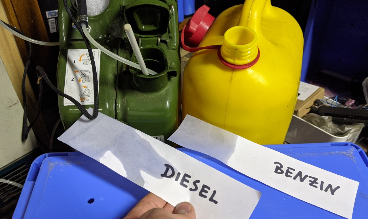 einfacher Unterscheidung Diesel Benzin simple Methode