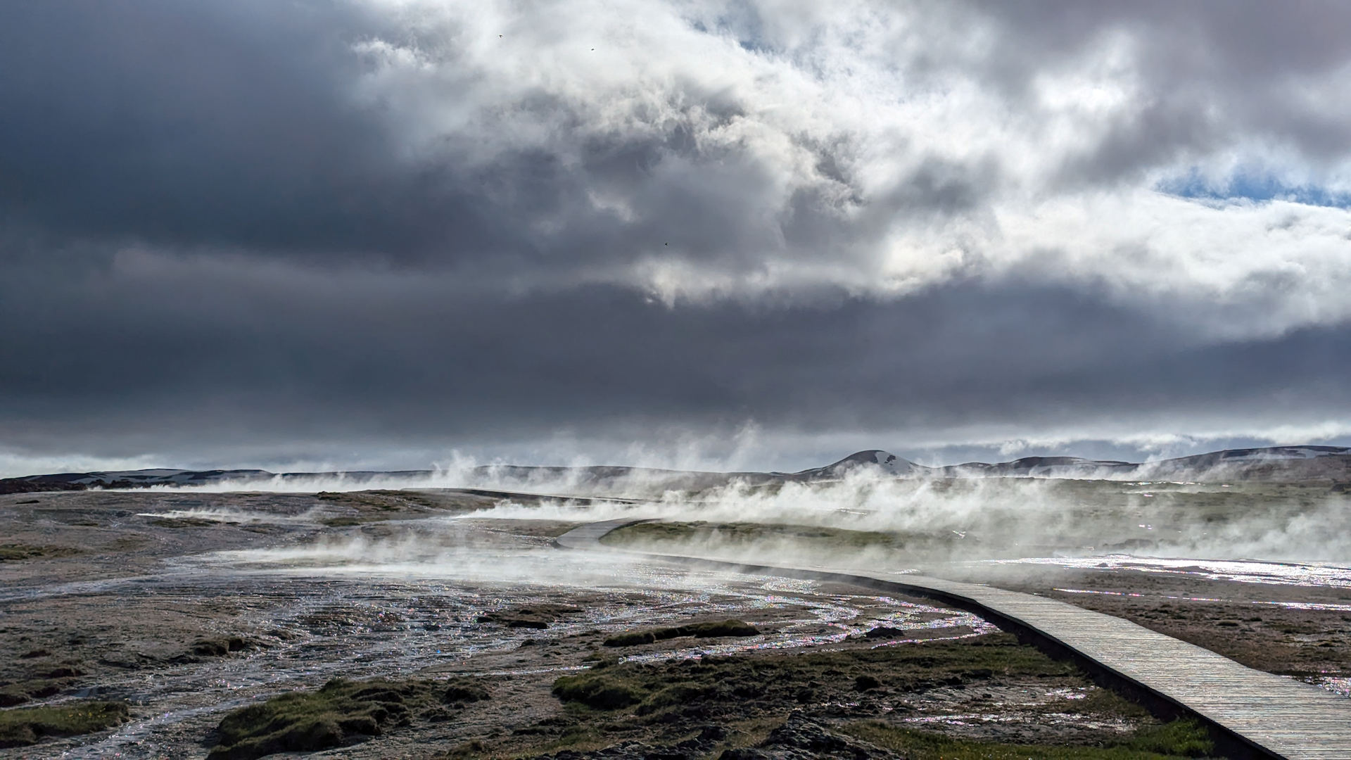 Dampfende Quellen Hveravellir Campingplatz Island