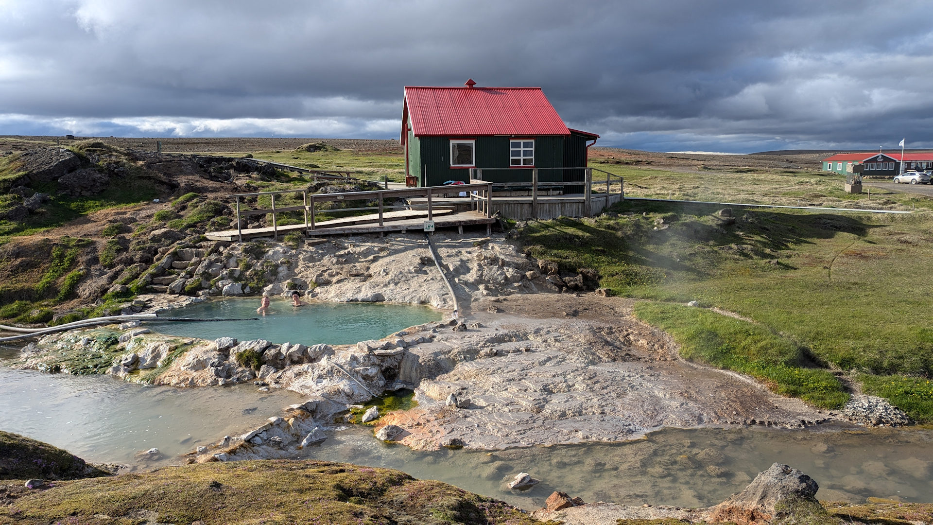 Hot Pot vom Hveravellir Campingplatz Island