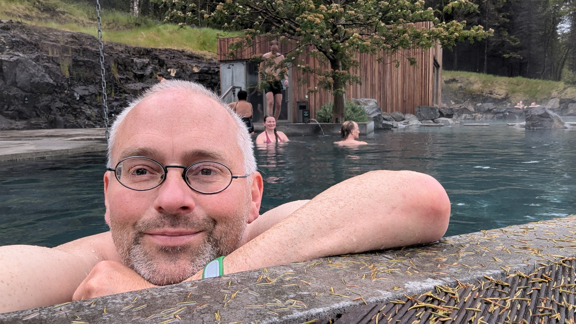 Selbstportrait in der Forrest Lagoon Island