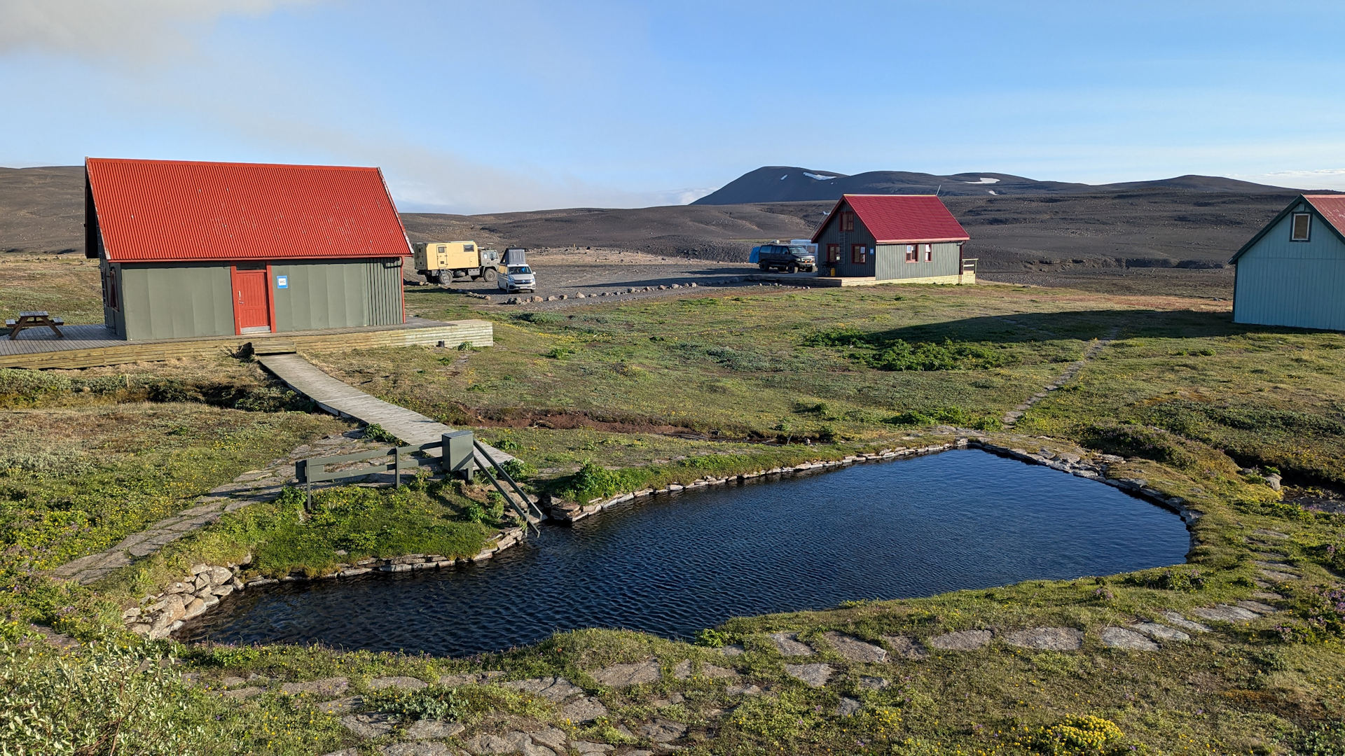 Laugafell Hochland Schwimming Pool in Island