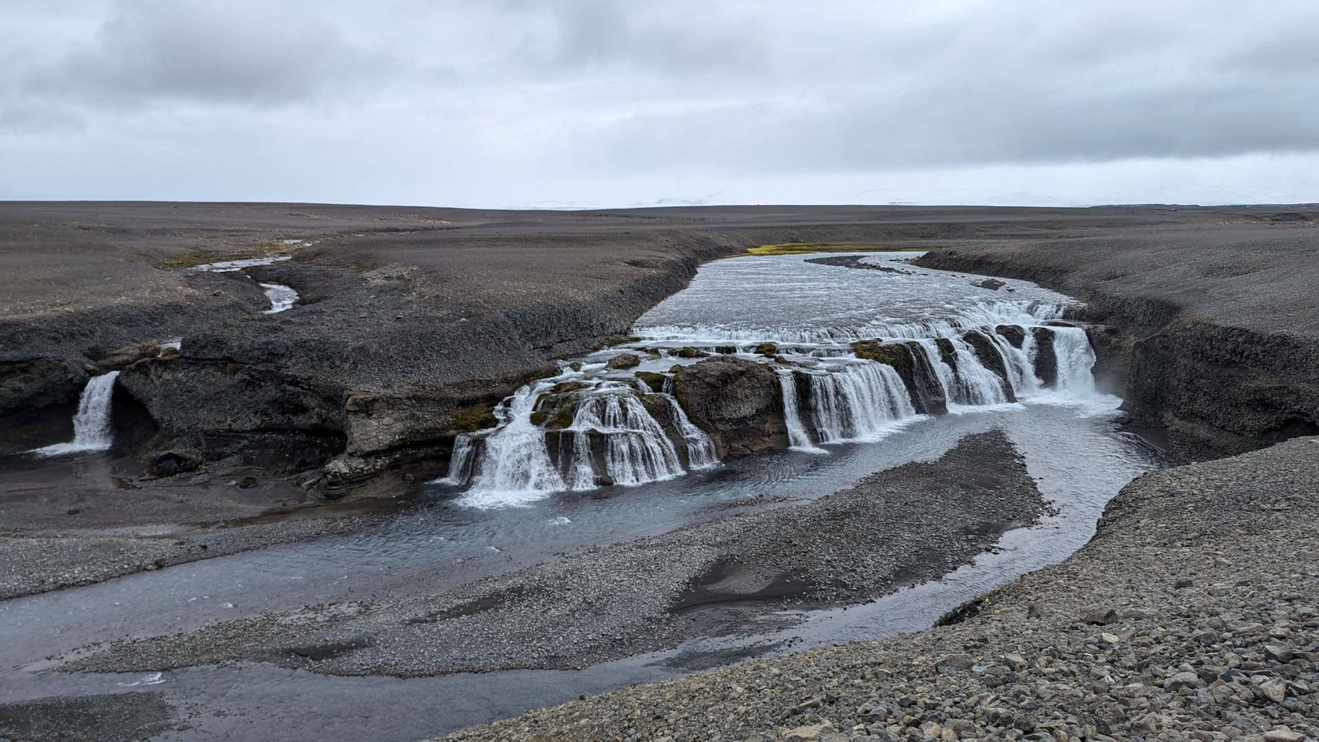 Wasserfall in der Askja Region