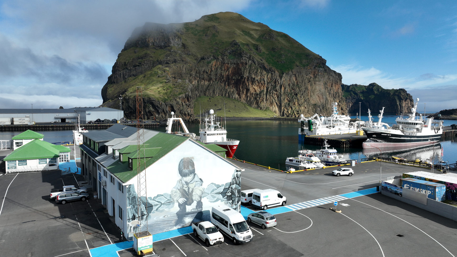 Hafen Vestmannaeyjar Island